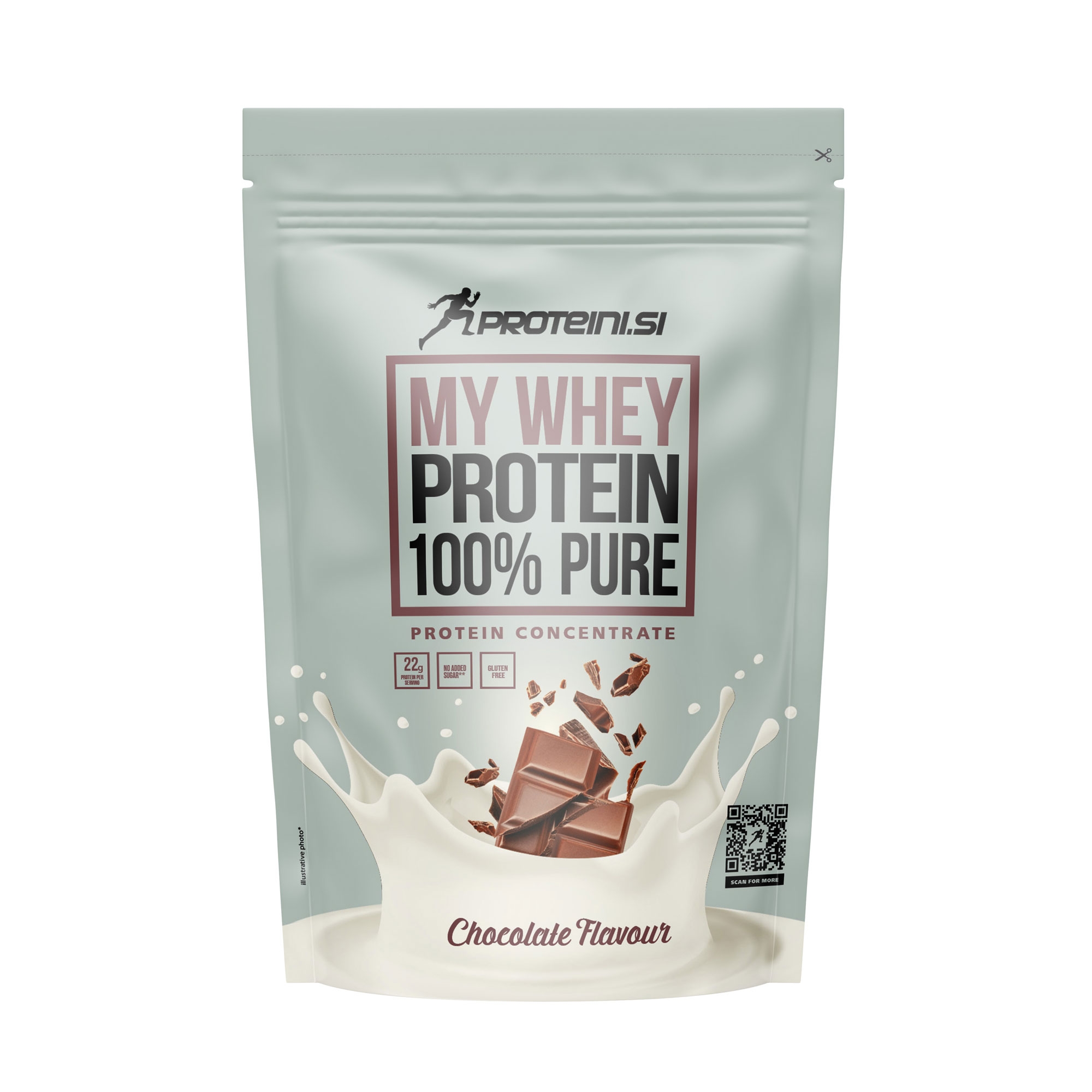 PROTEINI.SI MY WHEY PROTEIN 100% PURE, 300g, Schokolade